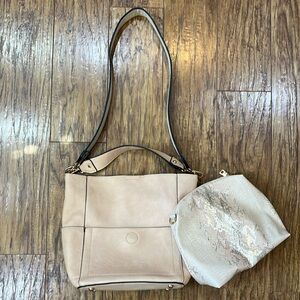 Jen & Co purse with matching cosmetic bag